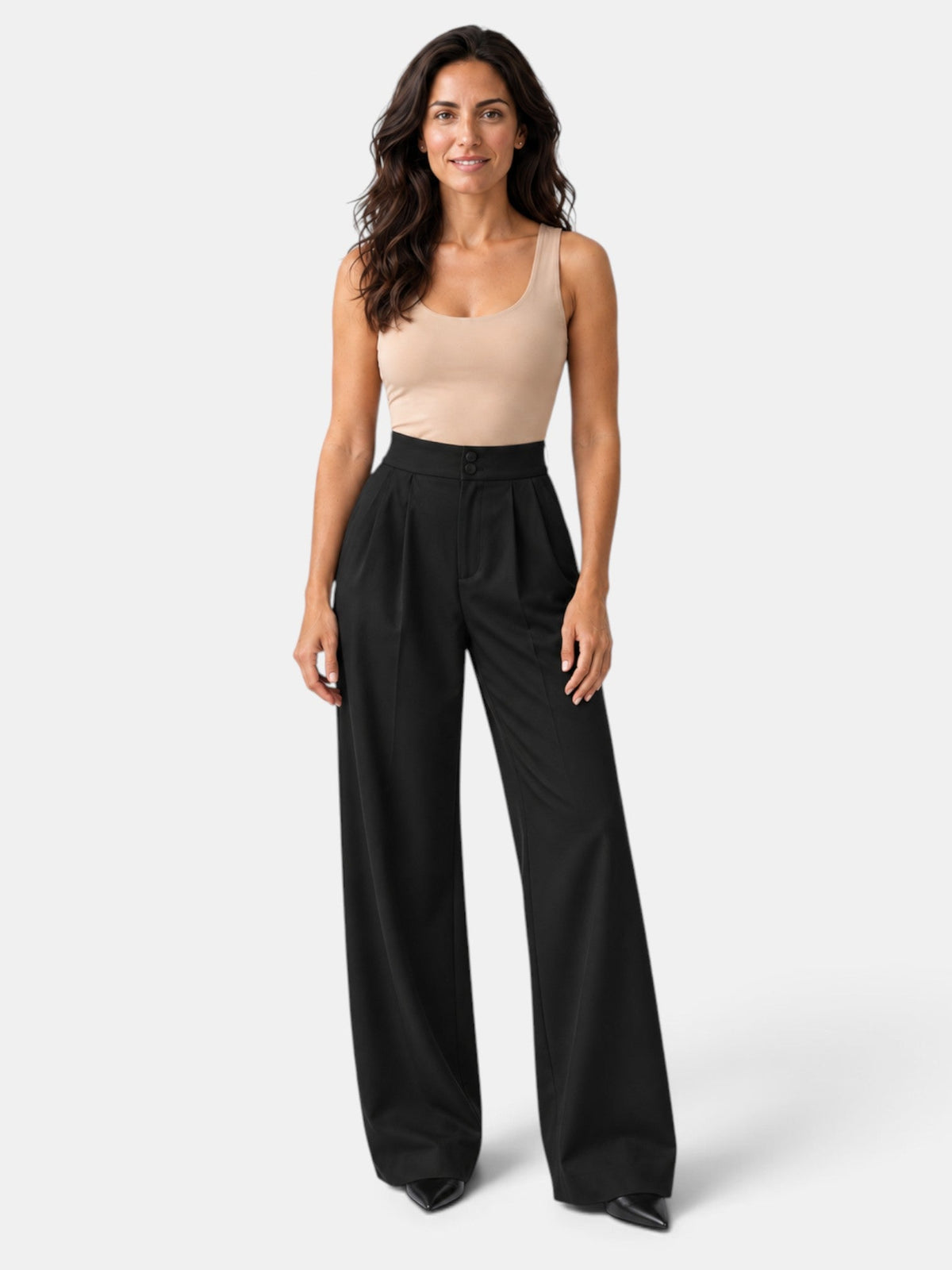 Camilla | Pantalón de pierna ancha elástico