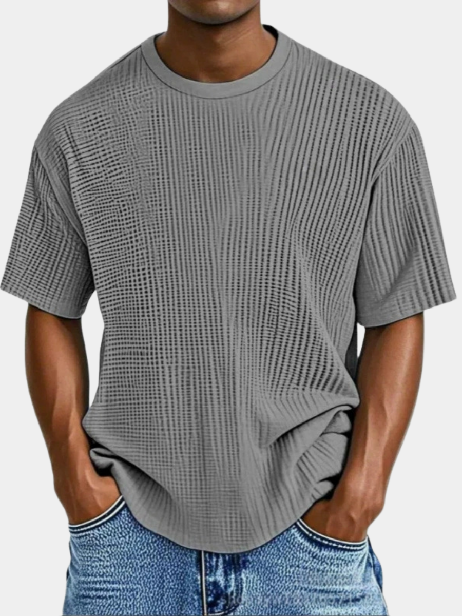 Salvatore | Camiseta de punto gofrado