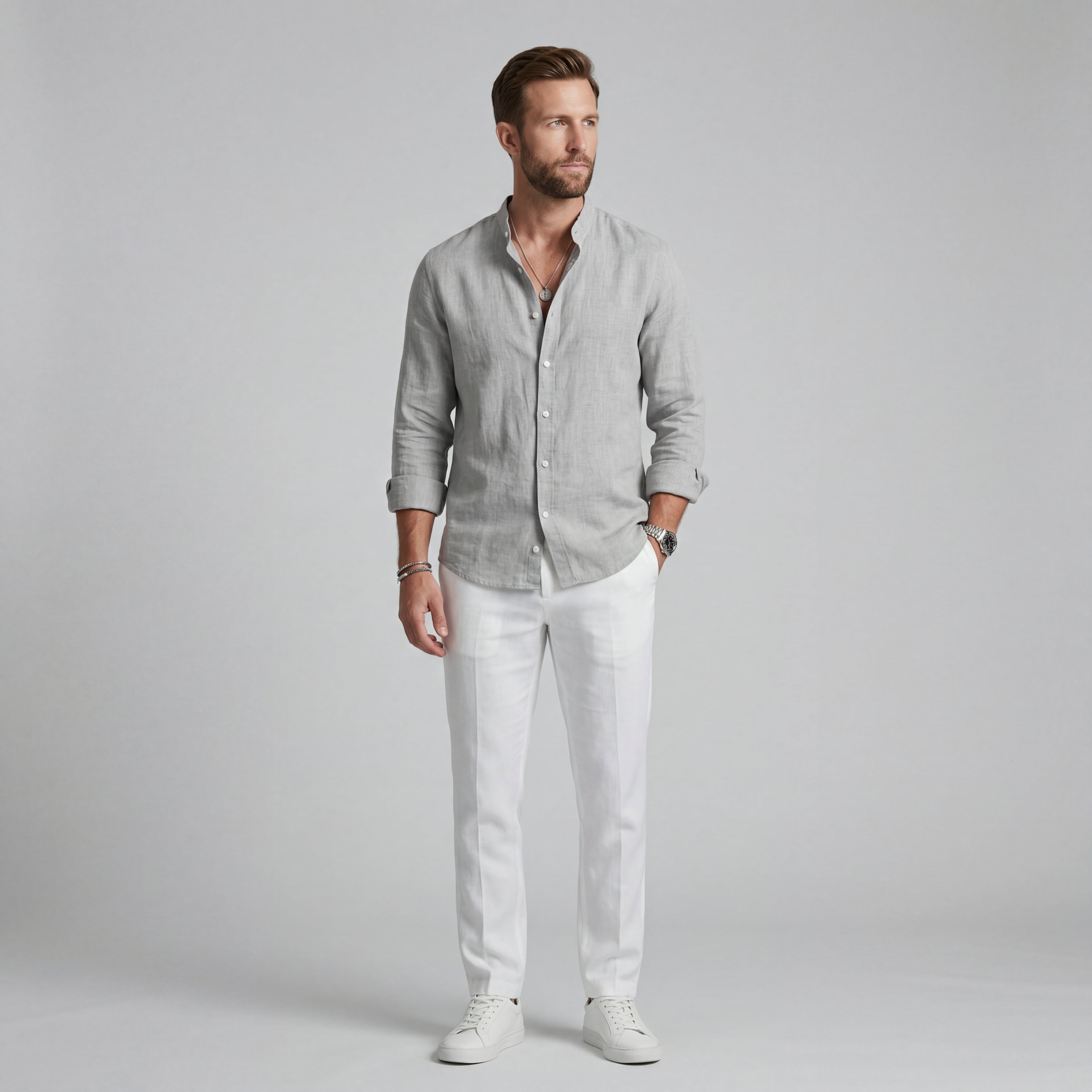 CHRISTOFER • CAMISA VERANIEGA DE CORTE HOLGADO