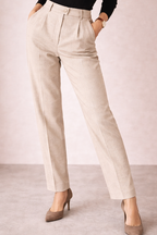 Dalila | Pantalón de lana con pliegues