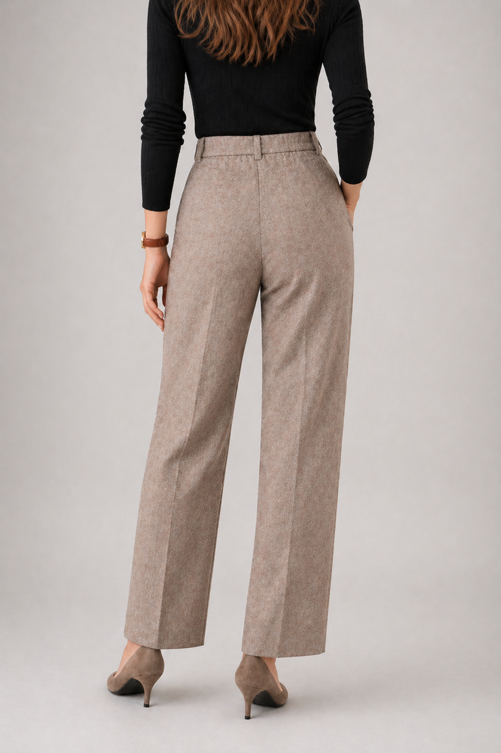 Dalila | Pantalón de lana con pliegues