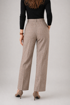 Dalila | Pantalón de lana con pliegues