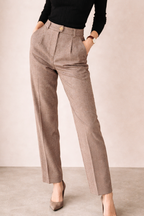 Dalila | Pantalón de lana con pliegues