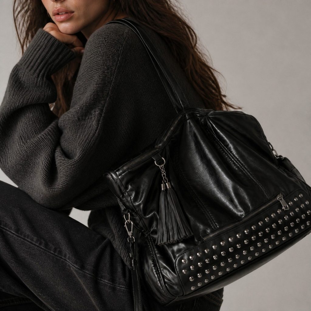 Perrine | Bolso bandolera con remaches
