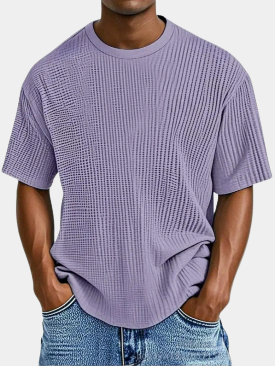 Salvatore | Camiseta de punto gofrado