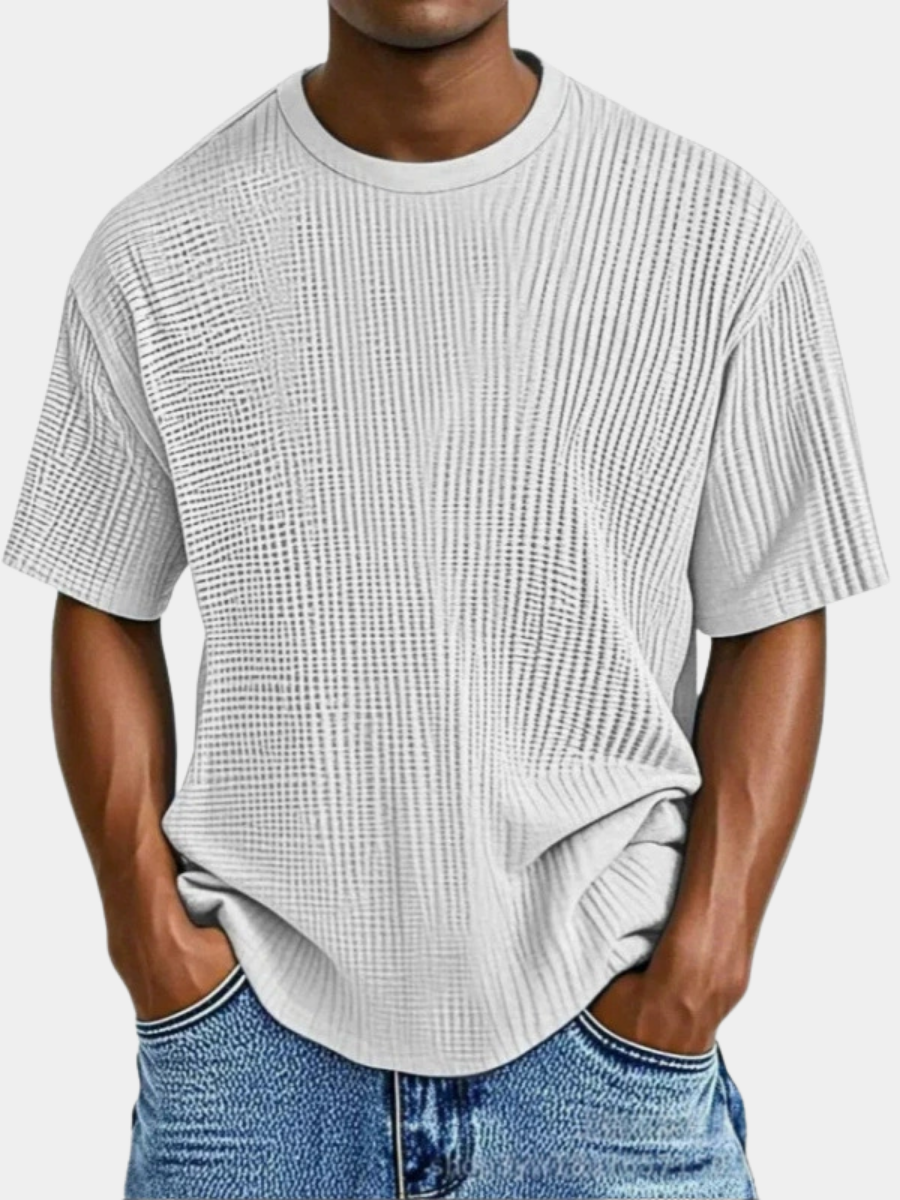 Salvatore | Camiseta de punto gofrado