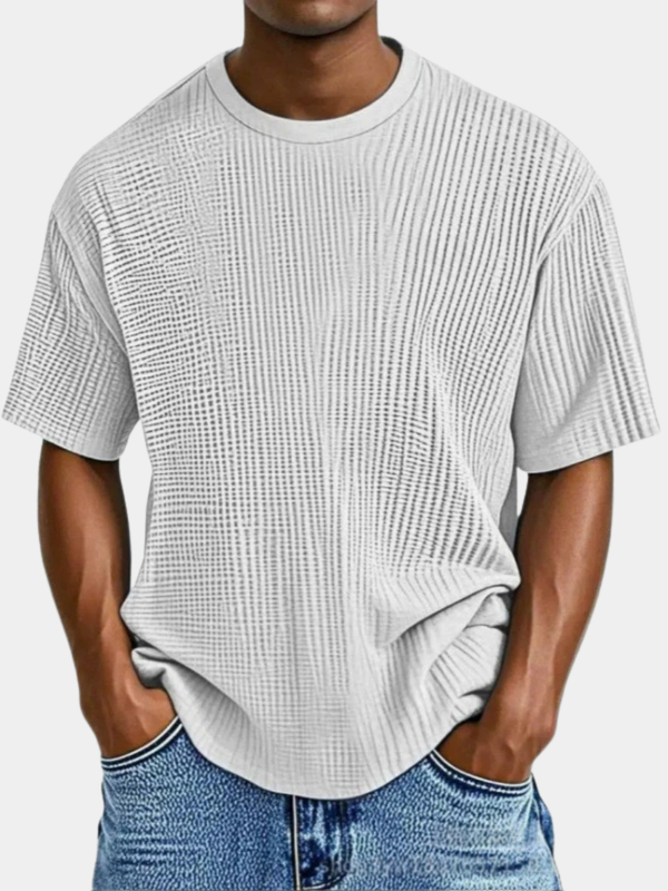 Salvatore | Camiseta de punto gofrado