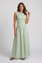 Aitana | Vestido de rayas con cintura cruzada