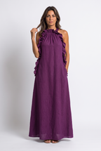 Lua | Vestido maxi sin mangas con bolsillos
