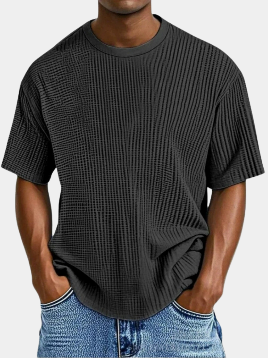 Salvatore | Camiseta de punto gofrado