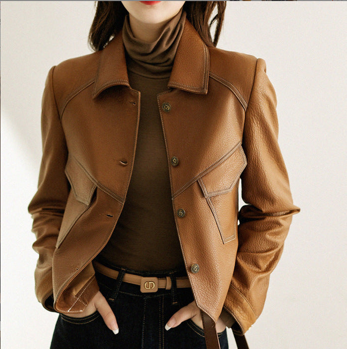 Consuelo | Chaqueta camisera de polipiel