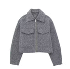Araceli | Chaqueta bouclé con cremallera