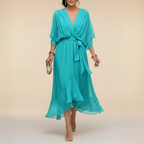 Mónica - Vestido con escote en V
