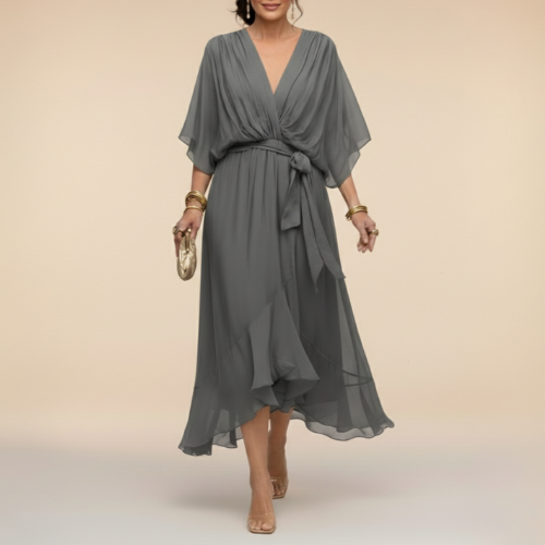 Mónica - Vestido con escote en V