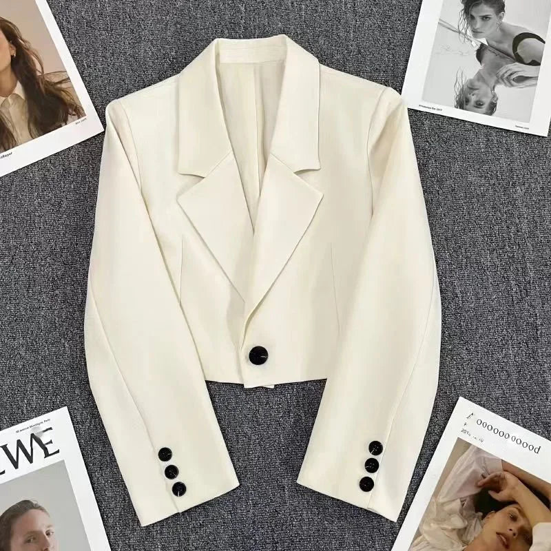 Magdalena | Blazer crop de un botón