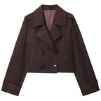 Gemma | Trench corto oversize doppiopetto