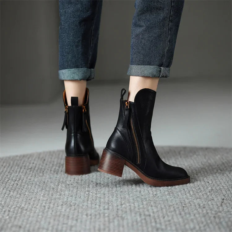 Anastasia | Botas de cuero premium