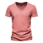 Nino | Camiseta de algodón con cuello en V
