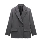 Miriam | Blazer cruzado oversize con bolsillos