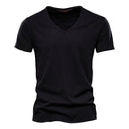 Nino | Camiseta de algodón con cuello en V