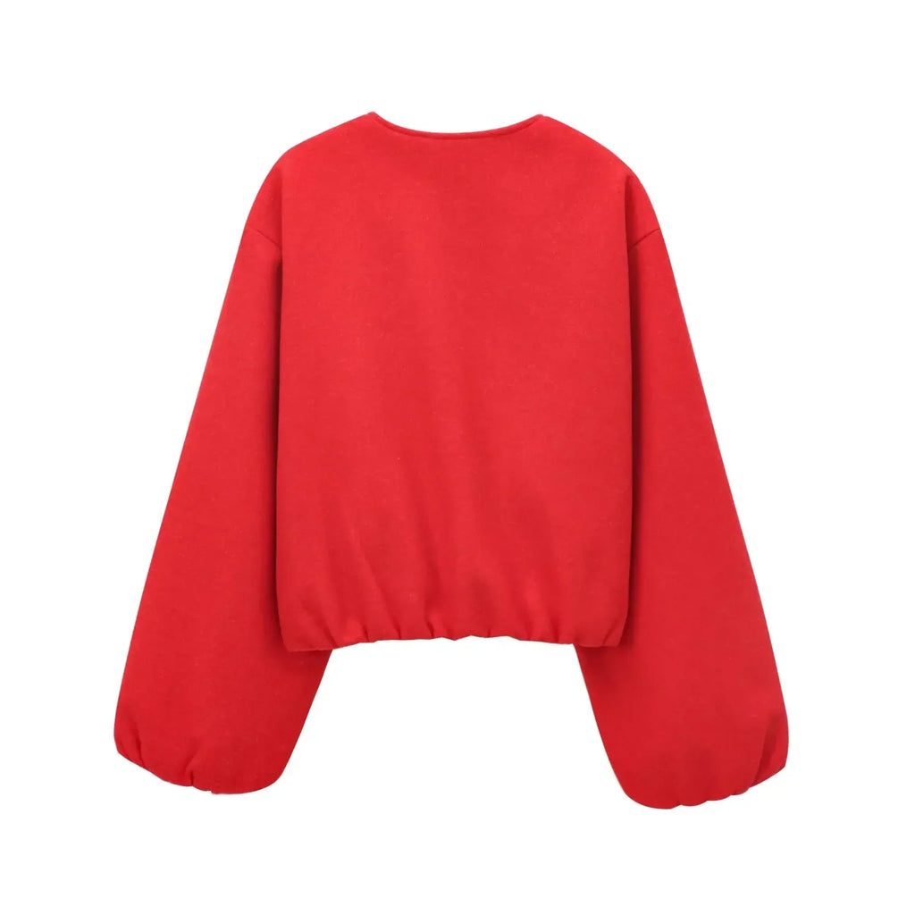 Cecilia | Bomber cropped deportivo