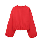 Cecilia | Bomber cropped deportivo