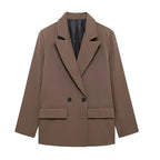 Miriam | Blazer cruzado oversize con bolsillos