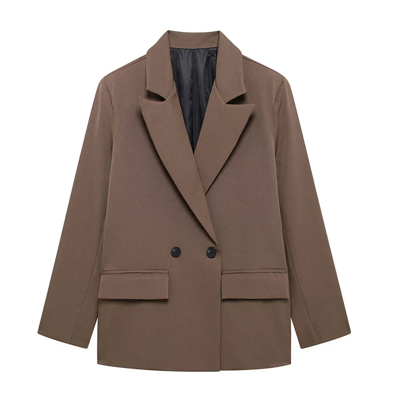 Miriam | Blazer cruzado oversize con bolsillos