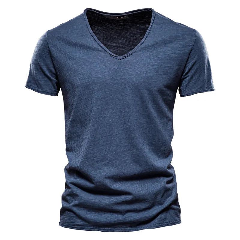 Nino | Camiseta de algodón con cuello en V