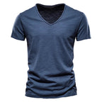 Nino | Camiseta de algodón con cuello en V