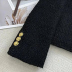 Soledad | Chaqueta tweed con botones dorados