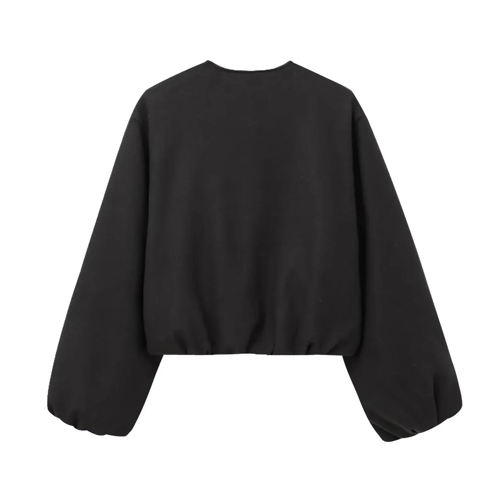 Cecilia | Bomber cropped deportivo
