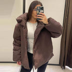 Carolina | Chaqueta acolchada corta con cuello alto