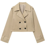 Gemma | Trench corto oversize doppiopetto