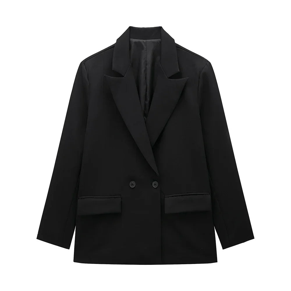 Miriam | Blazer cruzado oversize con bolsillos