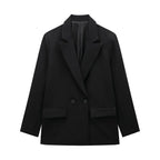 Miriam | Blazer cruzado oversize con bolsillos