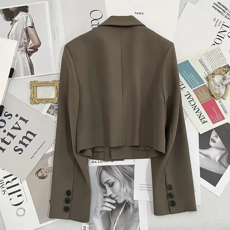 Magdalena | Blazer crop de un botón