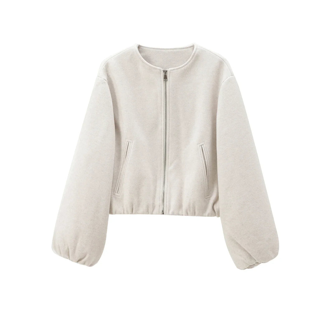 Cecilia | Bomber cropped deportivo