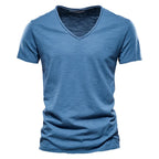 Nino | Camiseta de algodón con cuello en V