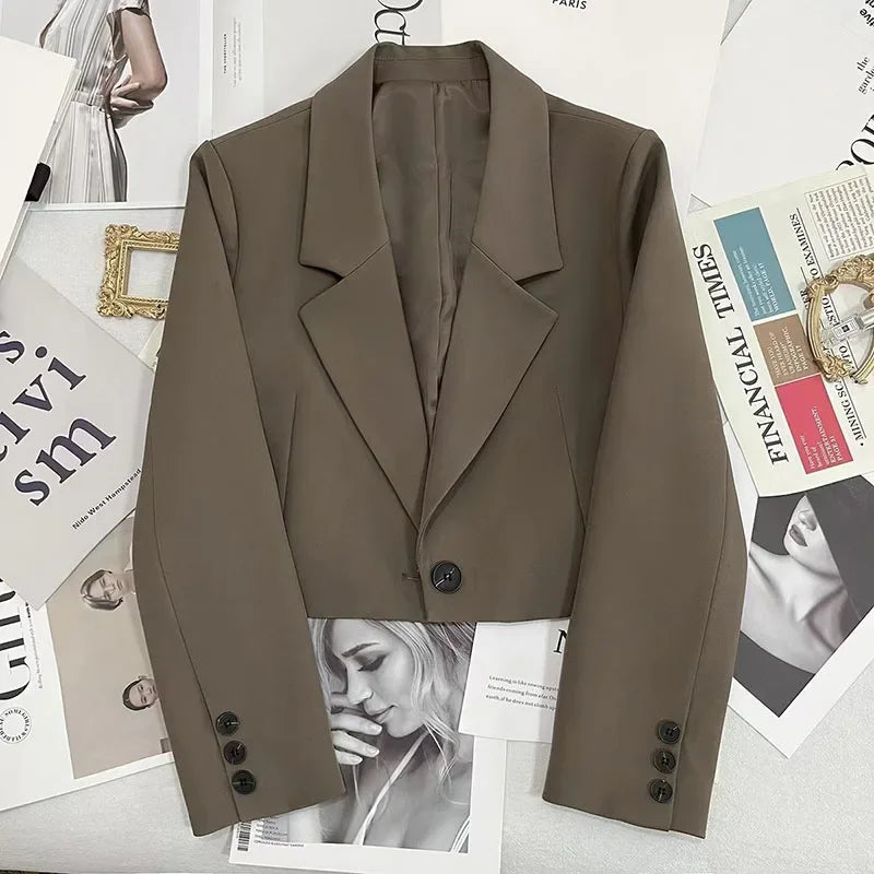 Magdalena | Blazer crop de un botón