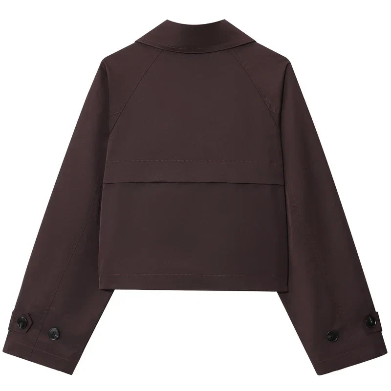 Gemma | Trench corto oversize doppiopetto