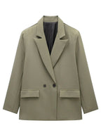 Miriam | Blazer cruzado oversize con bolsillos