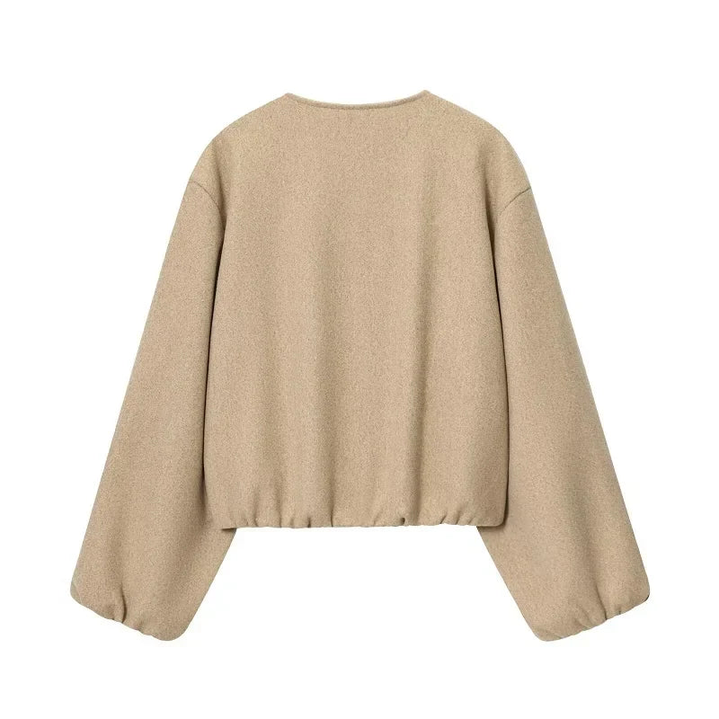 Cecilia | Bomber cropped deportivo