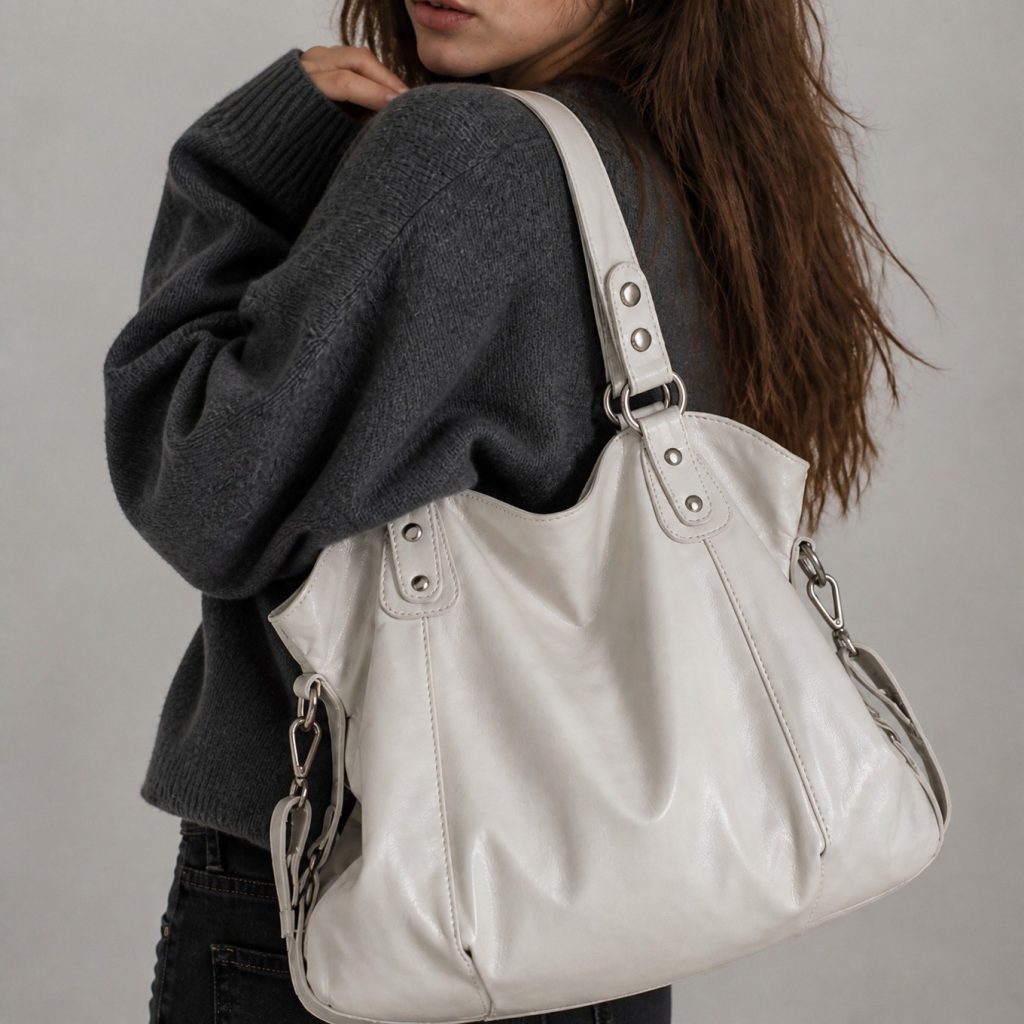 Anouk | Bolso bandolera blanco roto