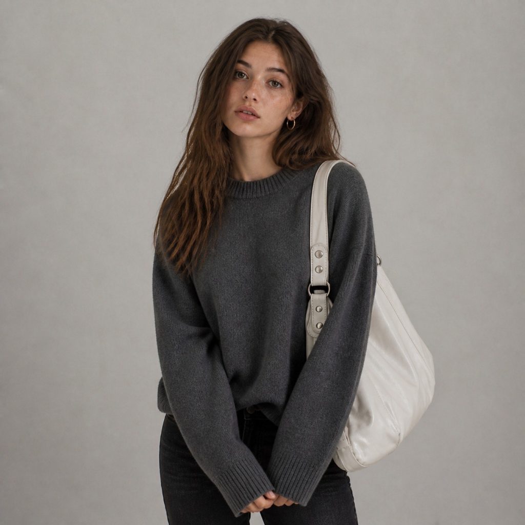 Anouk | Bolso bandolera blanco roto