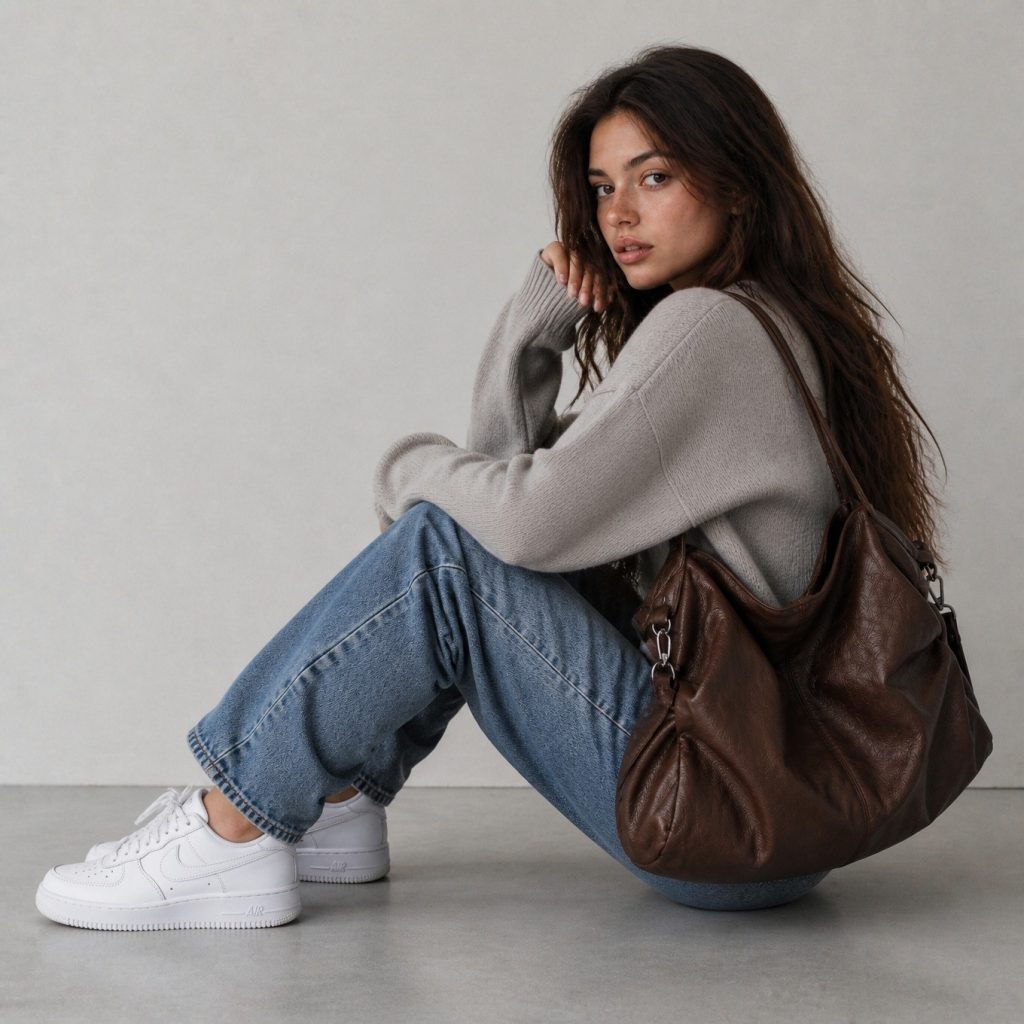 Maëlle | Bolso hobo media luna
