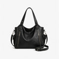 Léa | Bolso bandolera con cremalleras diagonales