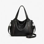 Léa | Bolso bandolera con cremalleras diagonales