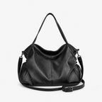 Albane | Bolso hobo negro suave