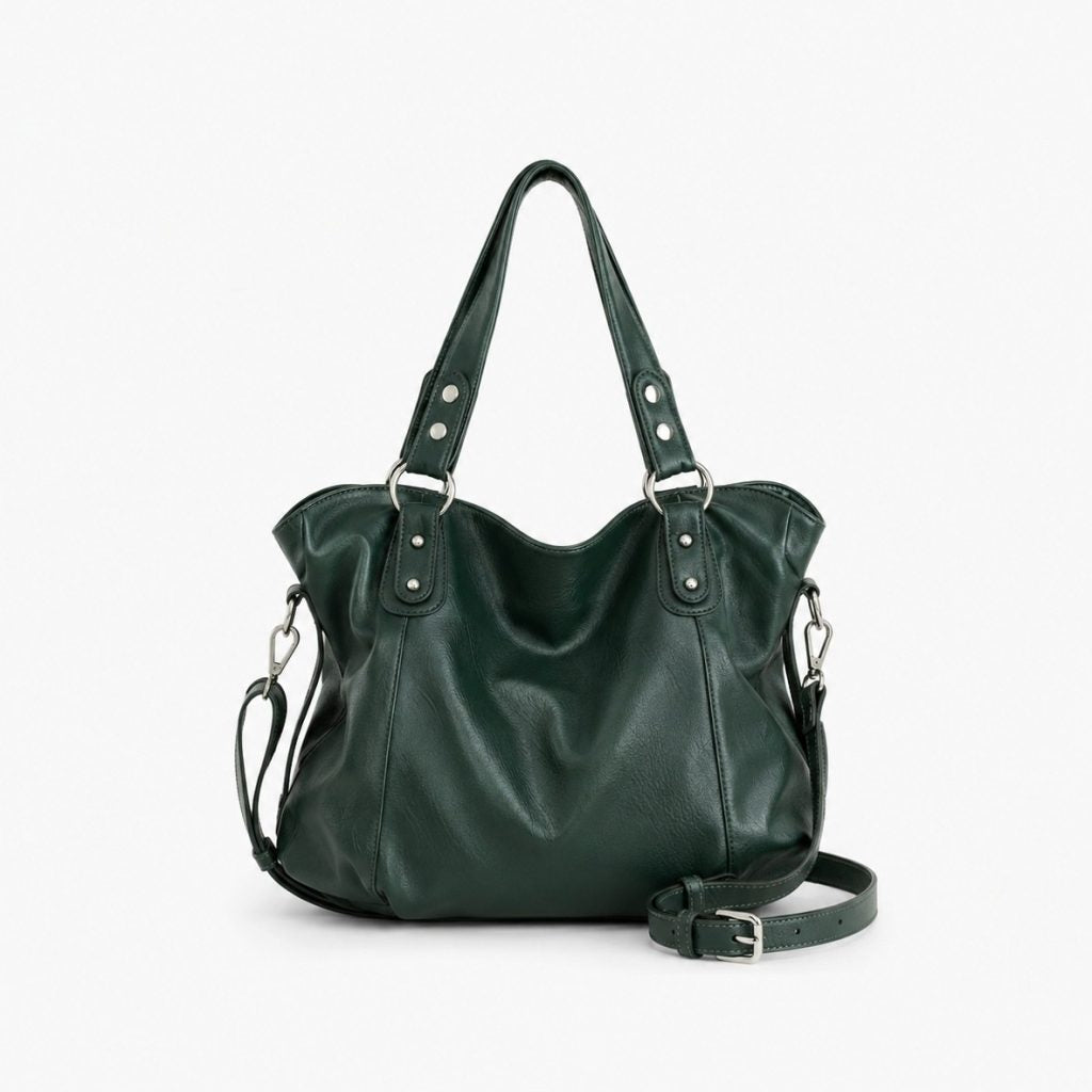 Suzanne | Bolso bandolera verde pino